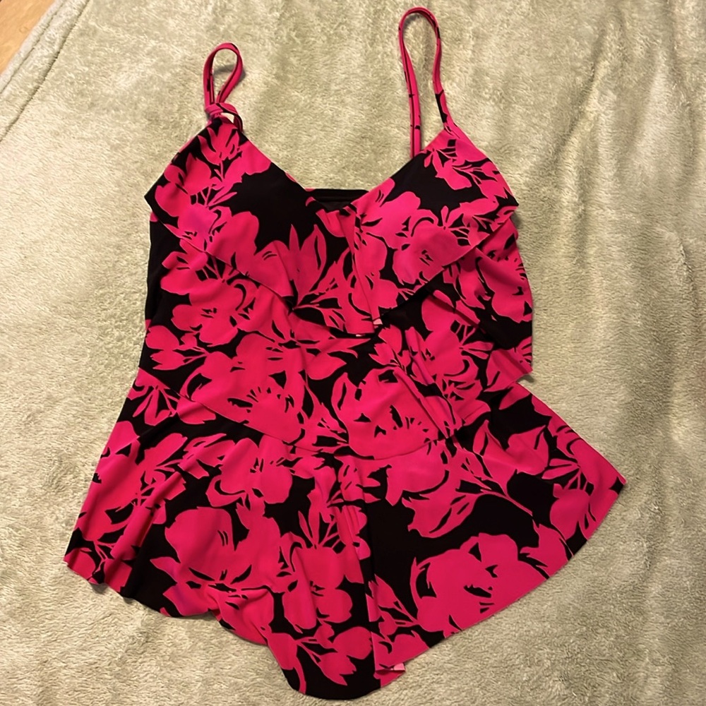 Aqua Green Tankini. Size small